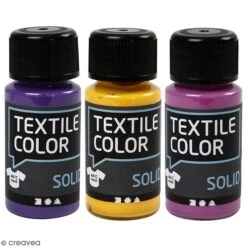 Creativ Company Peinture Tissu Textile Color Solid - Plusieurs Coloris - 50 Ml