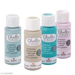 Peintures Chalky Finish Glass Rayher Pour Verre - 59 Ml