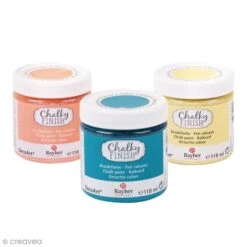 Peintures Chalky Finish Rayher - 118 Ml