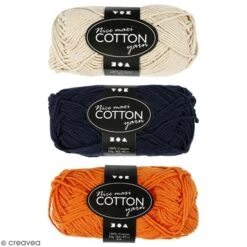 Creativ Company Pelote De Laine Nice Maxi Cotton - Différents Coloris - 50 Gr - 80 M