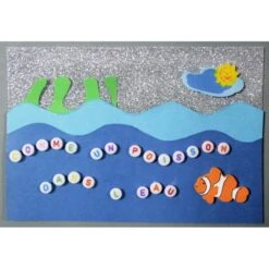 Perles Acryliques Pour Enfant Lettres Rondes 0,3 Cm - 373 Pièces