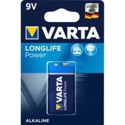 Varta Pile Alcaline ''LONGLIFE Power'', 9V