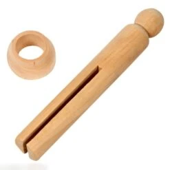 Creativ Company Pinces à Linge à L'ancienne En Bois Brut - 5 Pcs -Promos Creavea Boutique pinces a linge a lancienne en bois brut 5 pcs p 3