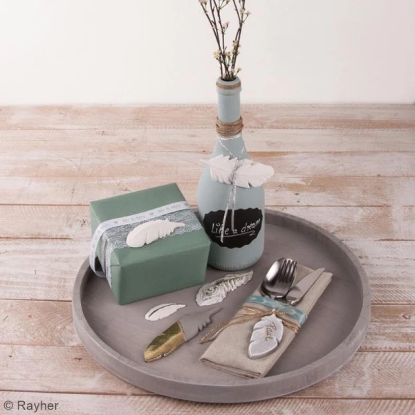 Plaque Avec Moules Multi-usages - Plume - 6 Formes 2 Plaque Avec Moules Multi-usages - Plume - 6 Formes – Image 2