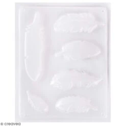 Plaque Avec Moules Multi-usages - Plume - 6 Formes