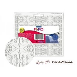 PLAQUE DE TEXTURE ART NOUVEAU 150x168mm POUR PATE FIMO, CERNIT, SCULPEY....