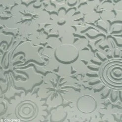 Plaque De Texture Fleurs 20,5 X 13,5 Cm 5 Plaque De Texture Fleurs 20,5 X 13,5 Cm -Promos Creavea Boutique plaque de texture fleurs 205 x 135 cm p 3