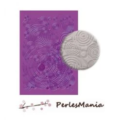 PLAQUE DE TEXTURE SPIRALES POUR PATE FIMO, CERNIT, SCULPEY Ref 264942 DTM