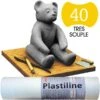 Plastiline Pâte à Modeler De Précision 1 Kg Dureté 40 Gris