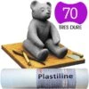 Plastiline Pâte à Modeler De Précision 1 Kg Dureté 70 Gris