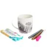 Plumes De Paon Tasses Kit De BRICOLAGE, Peint Tasse De Cadeau, De La Décoration De Coloration De La