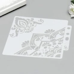 Pochoir En Plastique "motifs Orientaux" 13x14 Cm, Police, Fichier Coupé, Artisanat, Décoration Mural -Promos Creavea Boutique pochoir en plastique motifs orientaux 13x14 cm police fichier coupe artisanat decoration mural p 3