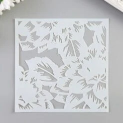 Pochoir En Plastique "pivoine Avec Des Pétales Pointus" 15x15 Cm, Fichier Coupé, Artisanat, Décorati -Promos Creavea Boutique pochoir en plastique pivoine avec des petales pointus 15x15 cm fichier coupe artisanat decorati p 2