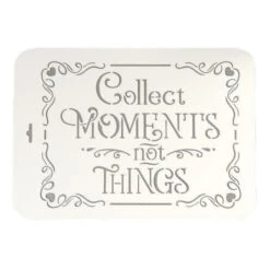 Pochoir En Plastique "recueillir" 22x31 Cm, Police, Cookies, Fichier Coupé, Artisanat, Décoration Mu