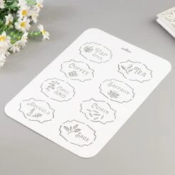 Pochoir "épices 4" 22x31 Cm, Vinyle, Police, Cookies, Fichier Coupé, Artisanat, Décoration Murale De 5 Pochoir "épices 4" 22x31 Cm, Vinyle, Police, Cookies, Fichier Coupé, Artisanat, Décoration Murale De -Promos Creavea Boutique pochoir epices 4 22x31 cm vinyle police cookies fichier coupe artisanat decoration murale de p 3