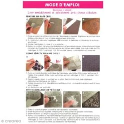 Pochoir Pour Impression De Motifs Sur Pâte Polymère - Géométrique - 11,4 X 15,3 Cm -Promos Creavea Boutique pochoir pour impression de motifs sur pate polymere geometrique 114 x 153 cm p 4