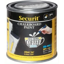 SecurIT® Pot De Peinture Ardoise - Noir - 250Ml - Securit