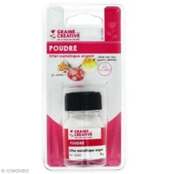 Poudre Effet Métallique - Argenté - 8 G