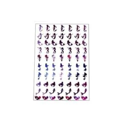 PS110109179 PAX De 1 Planche Imprimées Sirènes Pour Bijoux Résine