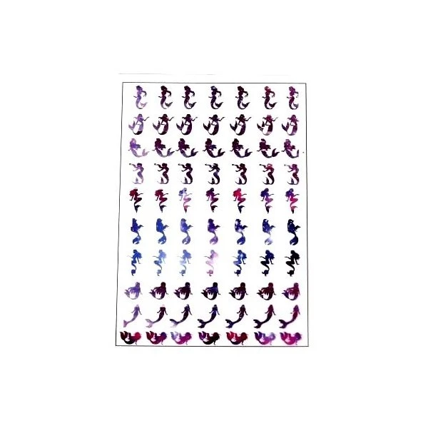 PS110109179 PAX De 1 Planche Imprimées Sirènes Pour Bijoux Résine 1 PS110109179 PAX De 1 Planche Imprimées Sirènes Pour Bijoux Résine