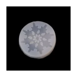 PS110113155 PAX 1 Moule En Silicone Pendentif Flocon De Neige Noel Pour Creation Fimo Resine