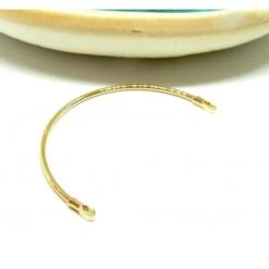 PS11865434 PAX 1 Connecteur Demi Jonc 57mm En Cuivre Finition 18KT