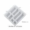 PS11876889 PAX 1 Moule En Silicone Pour Réaliser Des Pendentifs Carré Et Rectangle Utilisation FIMO