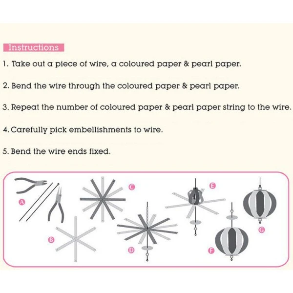 Rouge à La Main BRICOLAGE Décoration D'Arbre De Noël Guirlande Kit De Décoration Pour La Maison De L 2 Rouge à La Main BRICOLAGE Décoration D'Arbre De Noël Guirlande Kit De Décoration Pour La Maison De L – Image 2