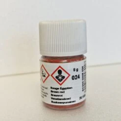 Rouge égyptien 024, Peinture Porcelaine Vitrifiable SCHJERNING