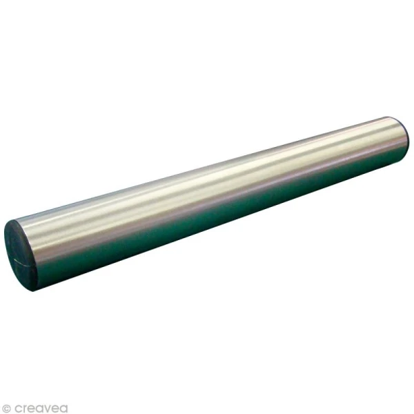 Rouleau Inox Pour Pâte Fimo 21 Cm 2 Rouleau Inox Pour Pâte Fimo 21 Cm – Image 2