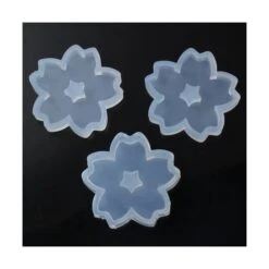 S110087824 PAX 1 Moule En Silicone Pendentif Fleur De Sakura 46mm Utilisation FIMO RESINE
