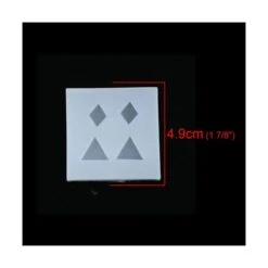 S11116789 PAX 2 Moules En Silicone Triangle Et Losange Pour Creation Fimo Cernit Resine