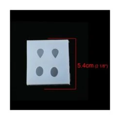 S11116792 PAX 2 Moules En Silicone Ovale Et Goutte Pour Creation Fimo Cernit Resine