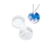 S11730699 PAX 1 MOULE EN SILICONE Pendentif ROND Vague 72 Par 32 Mm Utilisation FIMO RESINE