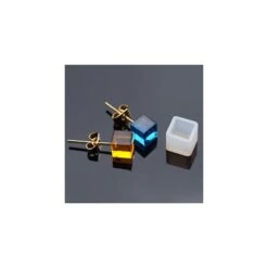 S1186540 PAX 5 MOULE EN SILICONE Pendentif CARRE 7 Par 7mm Utilisation FIMO RESINE