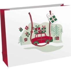 CLAIREFONTAINE Sac Cadeau De Noël "Hohoho" - Grand