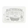 "Salle De Bains" Pochoir 22x31 Cm, Vinyle, Police, Cookies, Fichier Coupé, Artisanat, Décoration Mur