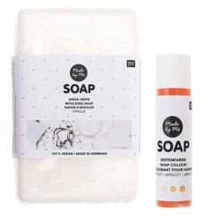 Savon à Mouler Opaque Vegan 250 G + Colorant Orange Abricot