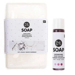 Savon à Mouler Opaque Vegan 250 G + Colorant Rose