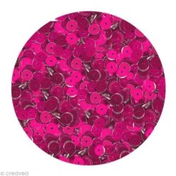 Sequin Plat 6 Mm Rose Lilas - 4000 Pcs