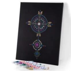 Set De Marqueurs Acrylique Edding 5100 - Pointe Moyenne - Metallic - 5 Pcs -Promos Creavea Boutique set de marqueurs acrylique edding 5100 pointe moyenne metallic 5 pcs p 3