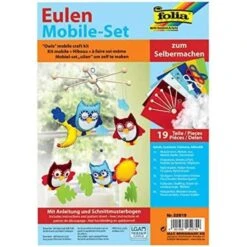 FOLIA Set Mobile "Hiboux" - 19 Pièces