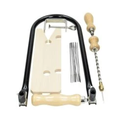 Set Scie à Chantourner Manuelle, 13 X 28.5 Cm, Kit De Démarrage Pour Découper Le Bois