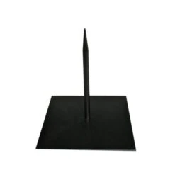 Socle Noir Avec Tige De 12,5 Cm