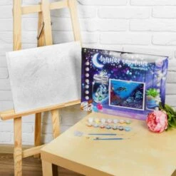 Sous L'Eau De La Mer De Lune Peinture Par Numéro Kit De Bricolage, Lueur Dans L'Obscurité Ensemble, -Promos Creavea Boutique sous leau de la mer de lune peinture par numero kit de bricolage lueur dans lobscurite ensemble p 5