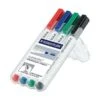 Staedtler 341 WP4 Marqueur Compact Effaçable à Sec Couleurs Assorties Pochette De 4 (Impor
