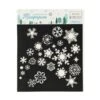 Stencil Pour La Créativité "Snowflakes" 15 × 15 Cm, Home Wall Decoration Painting Plastic Template,