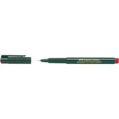 Faber-Castell Stylo Feutre "Finepen 1511 - Extra-fin - Rouge