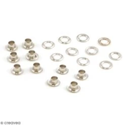 Support Bijoux - Noyaux De Perles En Métal Argenté - 10 Pcs