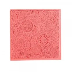 Tapis De Texture Floral 9cm Pour Pate Fimo, Sculpey Cernit Graine Créative 265400